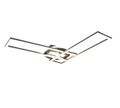 TWISTER | Ceiling lamp | Nickel mat | Metal