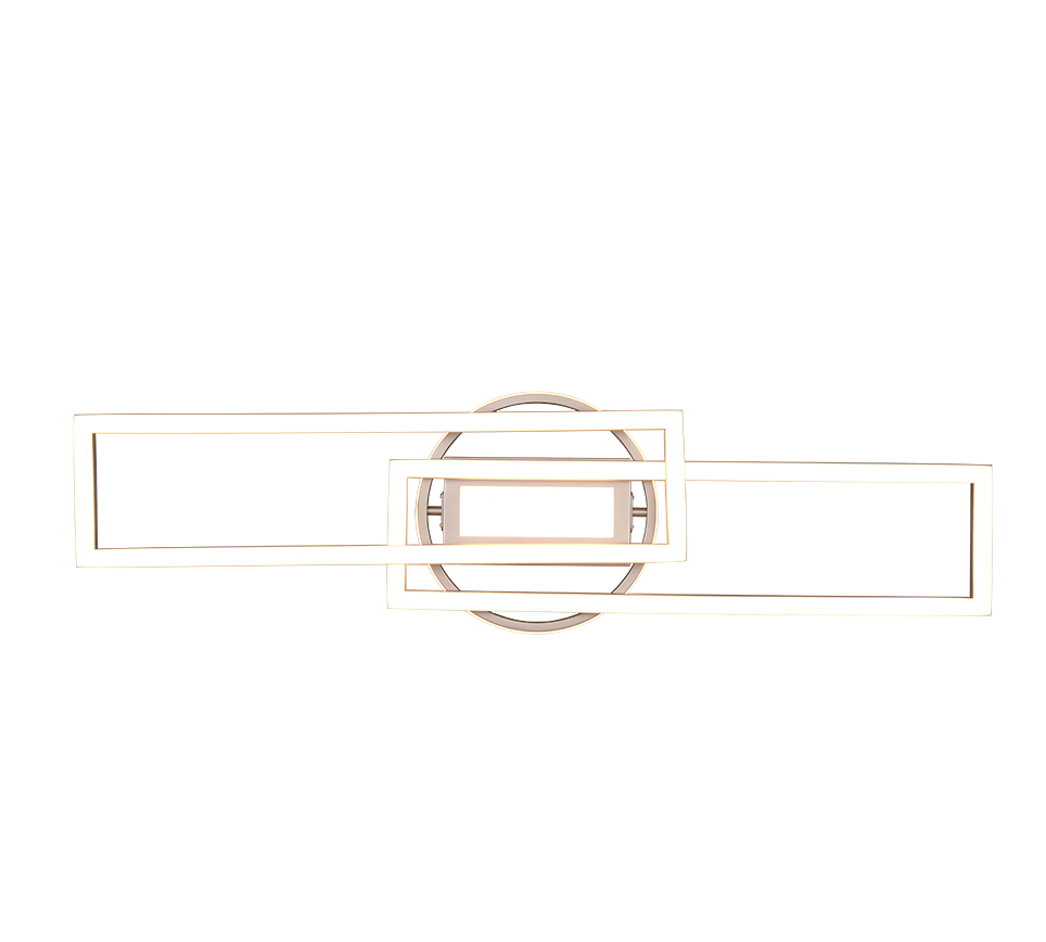 TWISTER | Ceiling lamp | Nickel mat | Metal