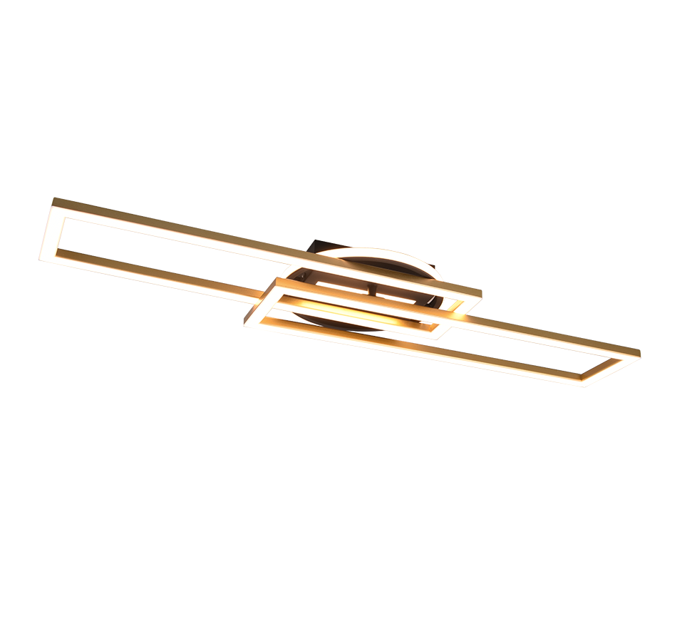 TWISTER | Ceiling lamp | Brass mat | Metal