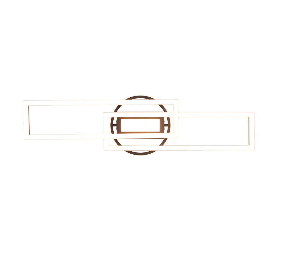 TWISTER | Ceiling lamp | Brass mat | Metal