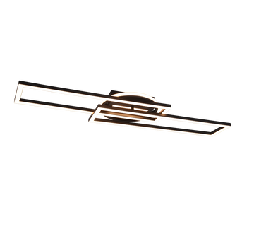 TWISTER | Ceiling lamp | Black mat | Metal