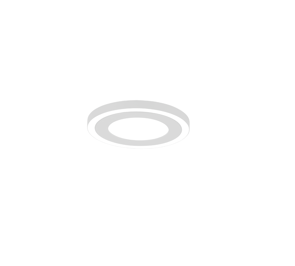 CARUS | Ceiling lamp | White mat | Plastic