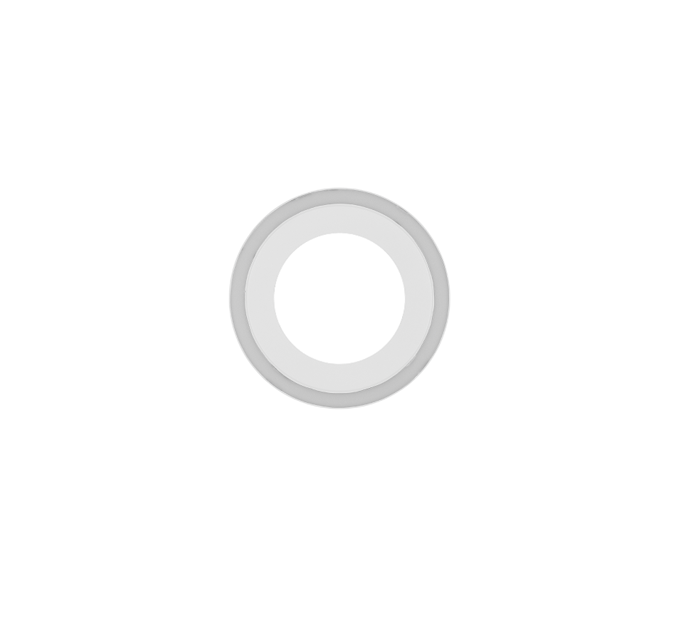 CARUS | Ceiling lamp | White mat | Plastic