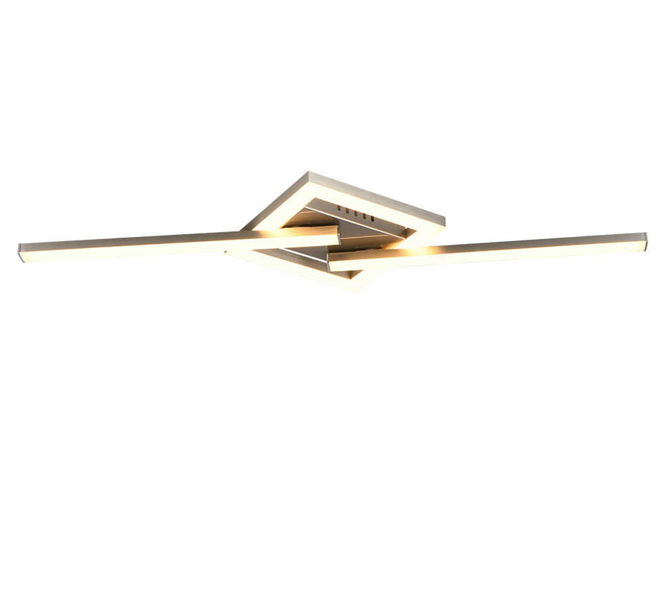 VIALE | Ceiling lamp | Nickel mat | Metal