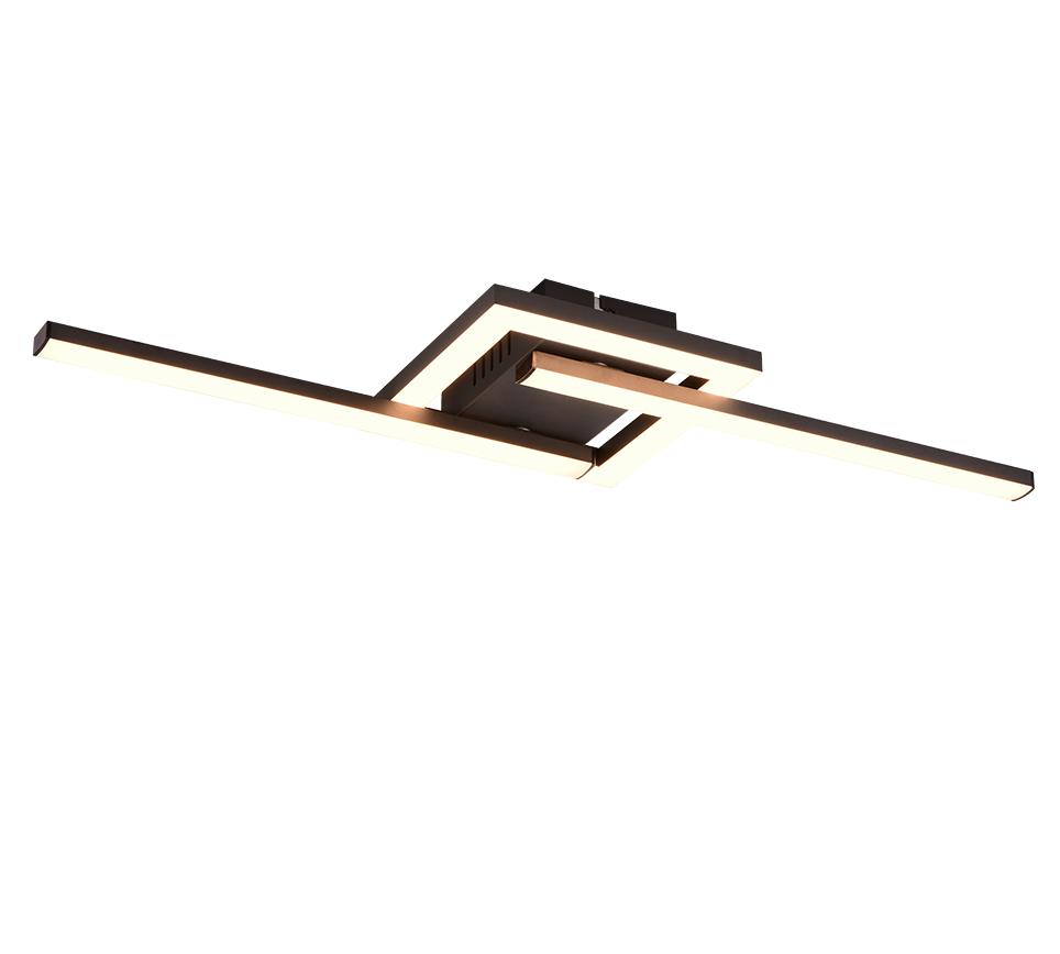 VIALE | Ceiling lamp | Black mat | Metal