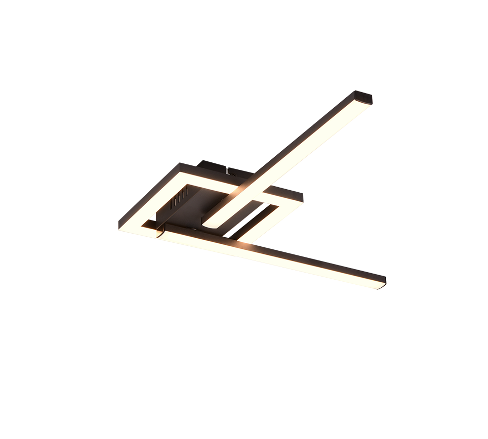 VIALE | Ceiling lamp | Black mat | Metal