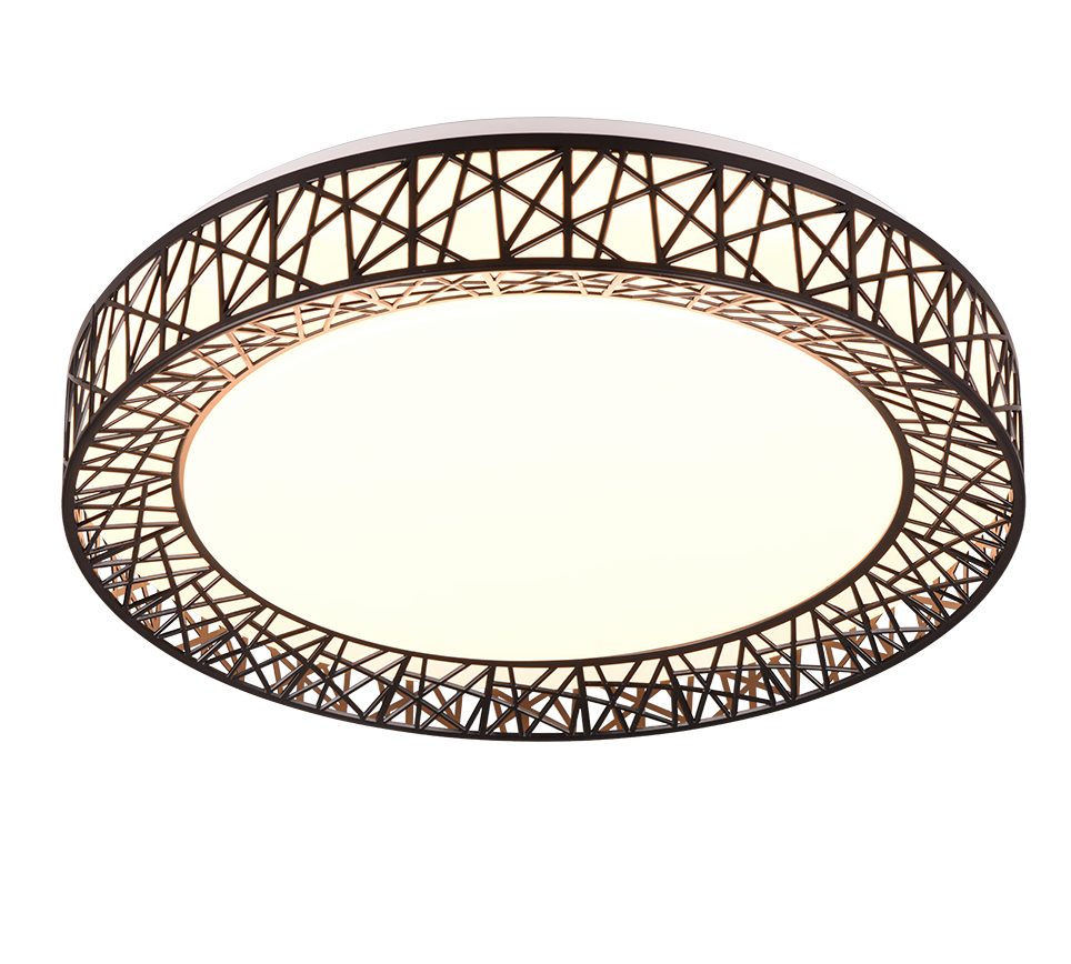CLUSTER | Ceiling lamp | Black | Plastic