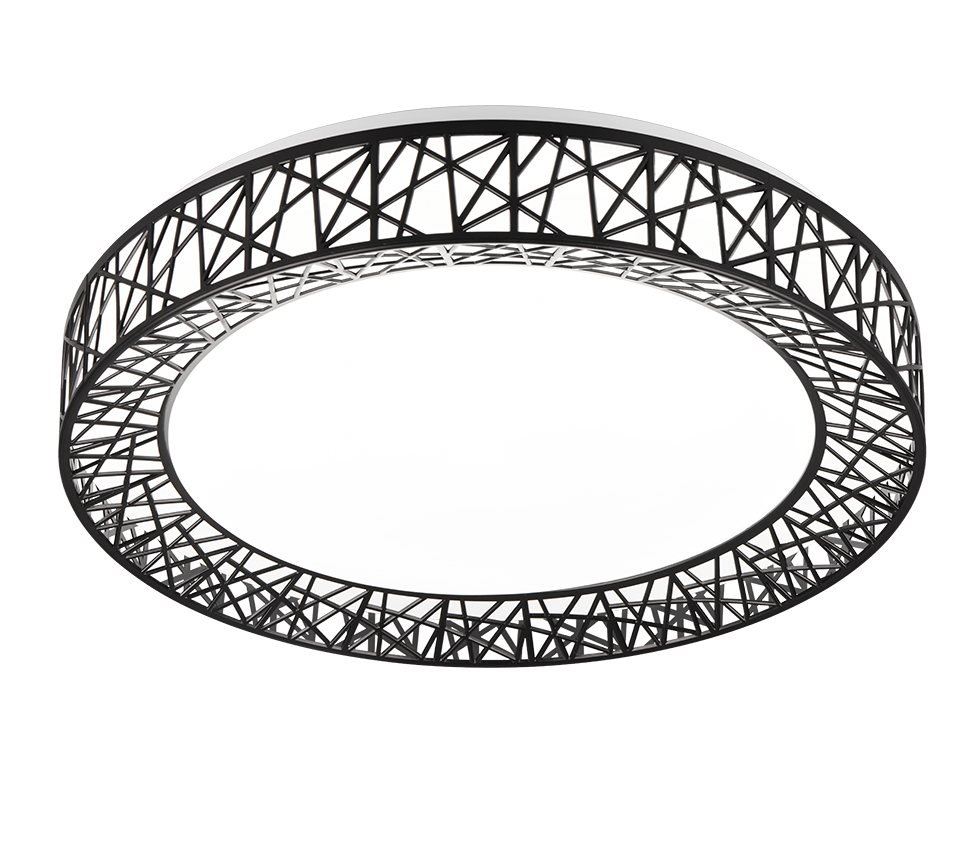 CLUSTER | Ceiling lamp | Black | Plastic