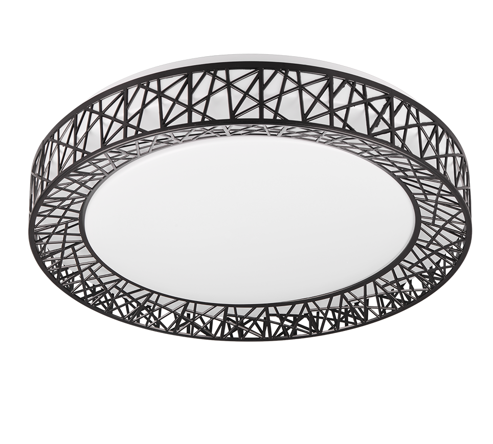 CLUSTER | Ceiling lamp | Black | Plastic