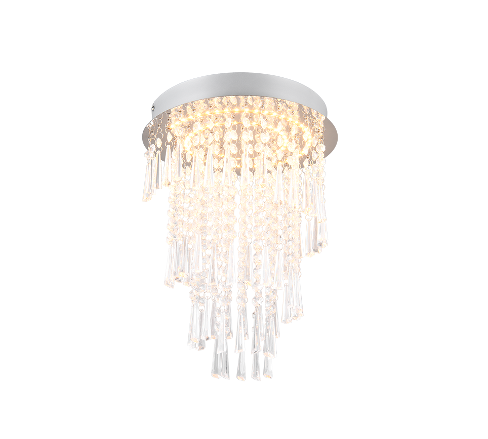 POMP | Ceiling lamp | Chrome | Metal