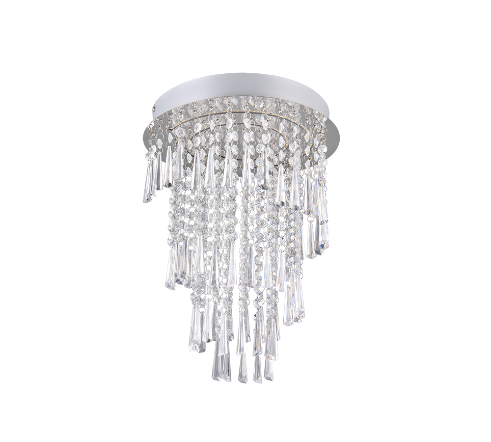 POMP | Ceiling lamp | Chrome | Metal