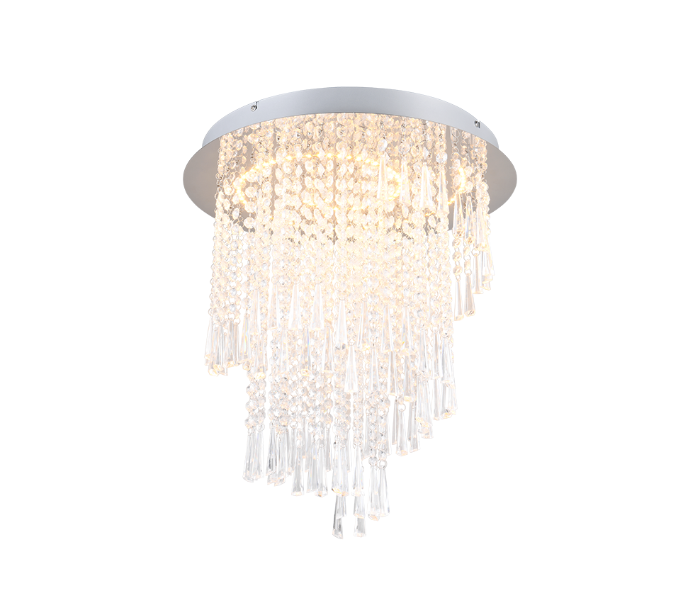 POMP | Ceiling lamp | Chrome | Metal