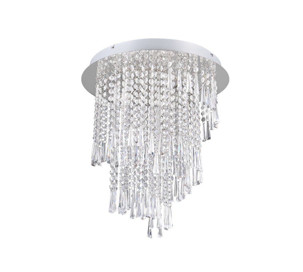 POMP | Ceiling lamp | Chrome | Metal