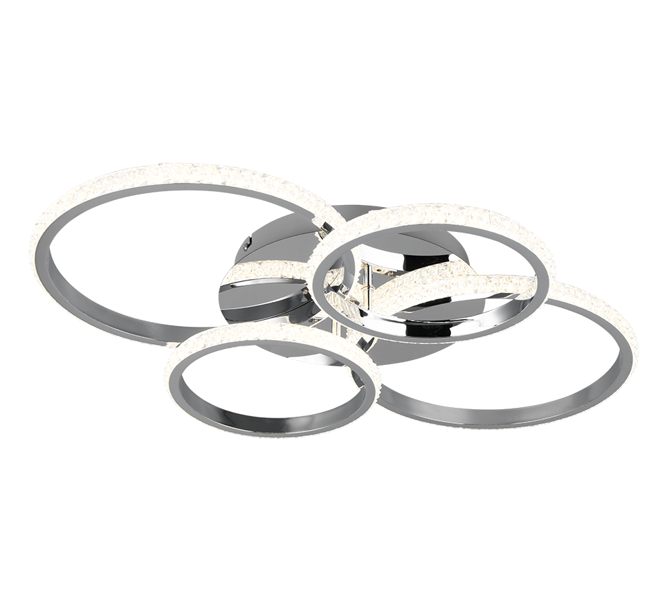 CIRES | Ceiling lamp | Chrome | Metal