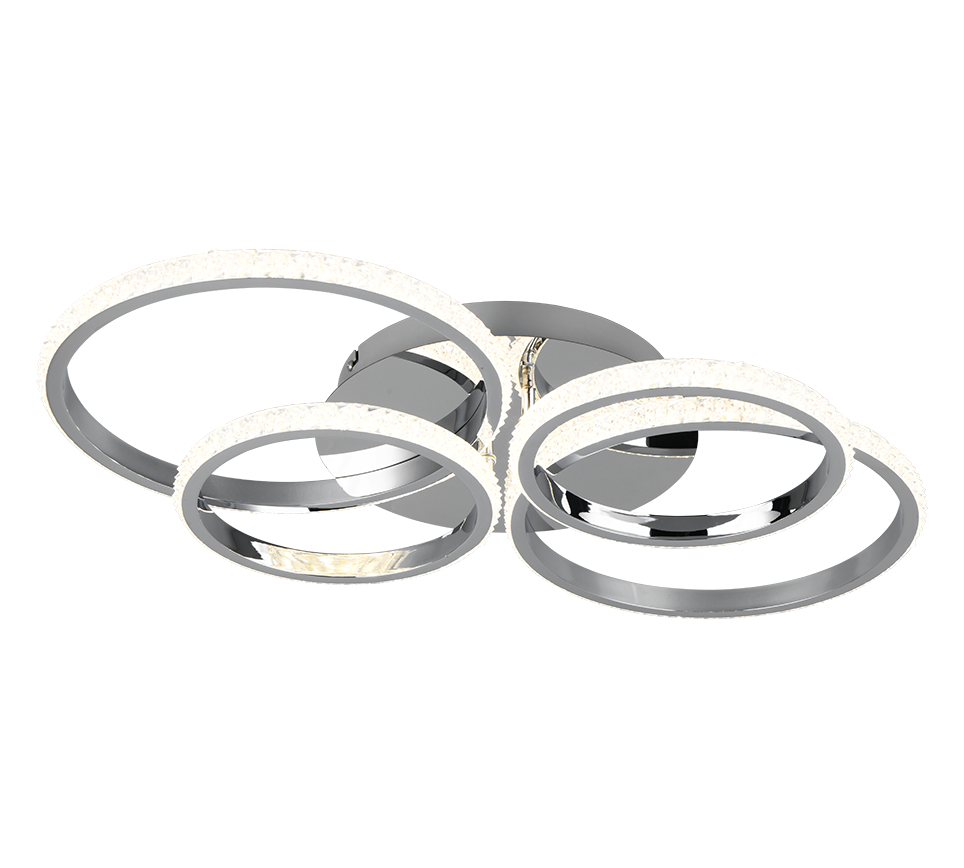 CIRES | Ceiling lamp | Chrome | Metal