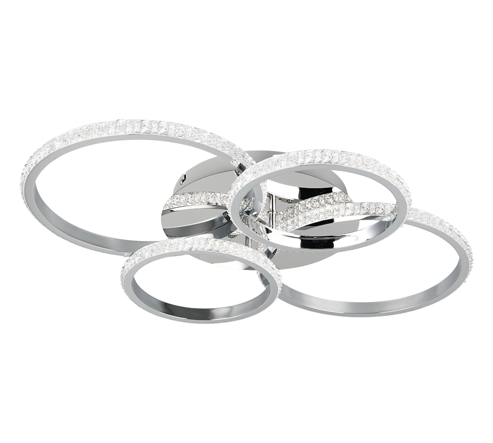 CIRES | Ceiling lamp | Chrome | Metal