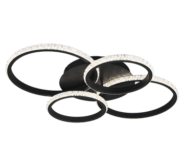 CIRES | Ceiling lamp | Black mat | Metal