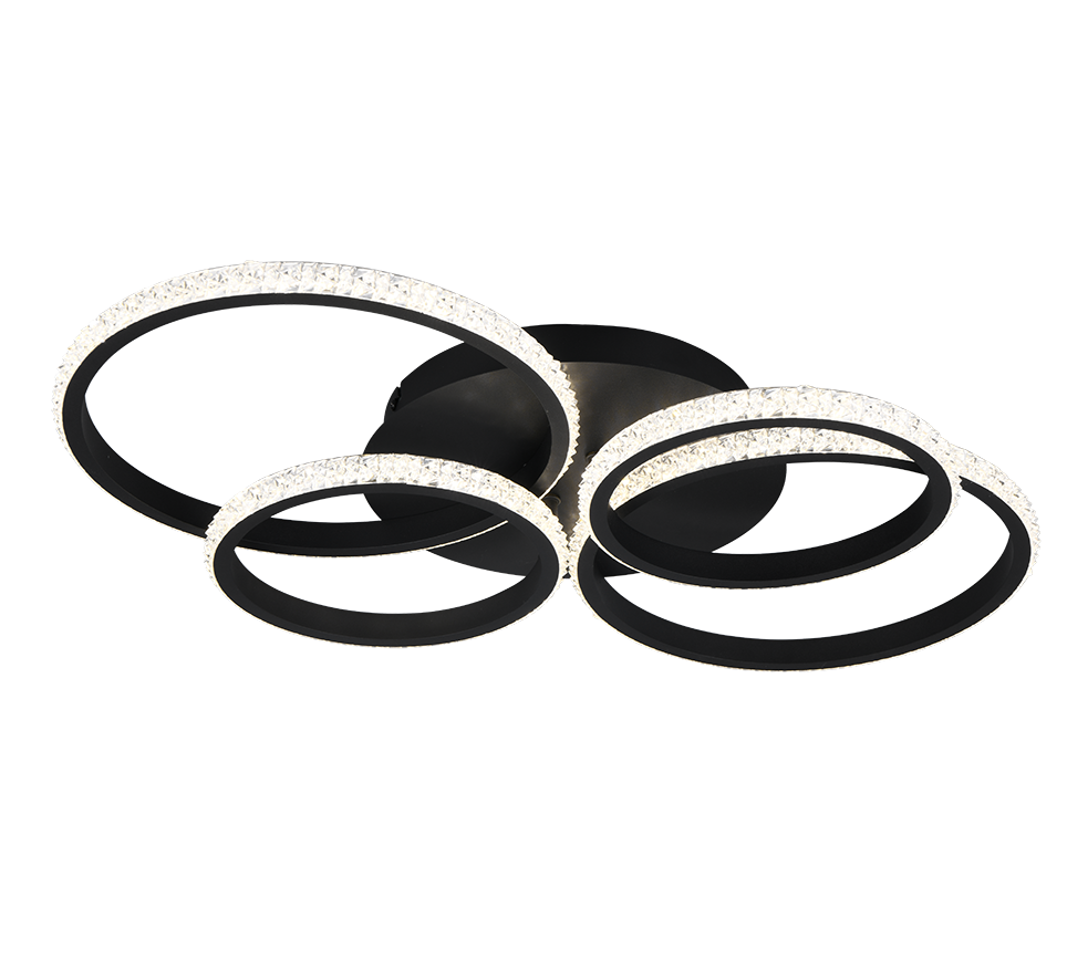 CIRES | Ceiling lamp | Black mat | Metal
