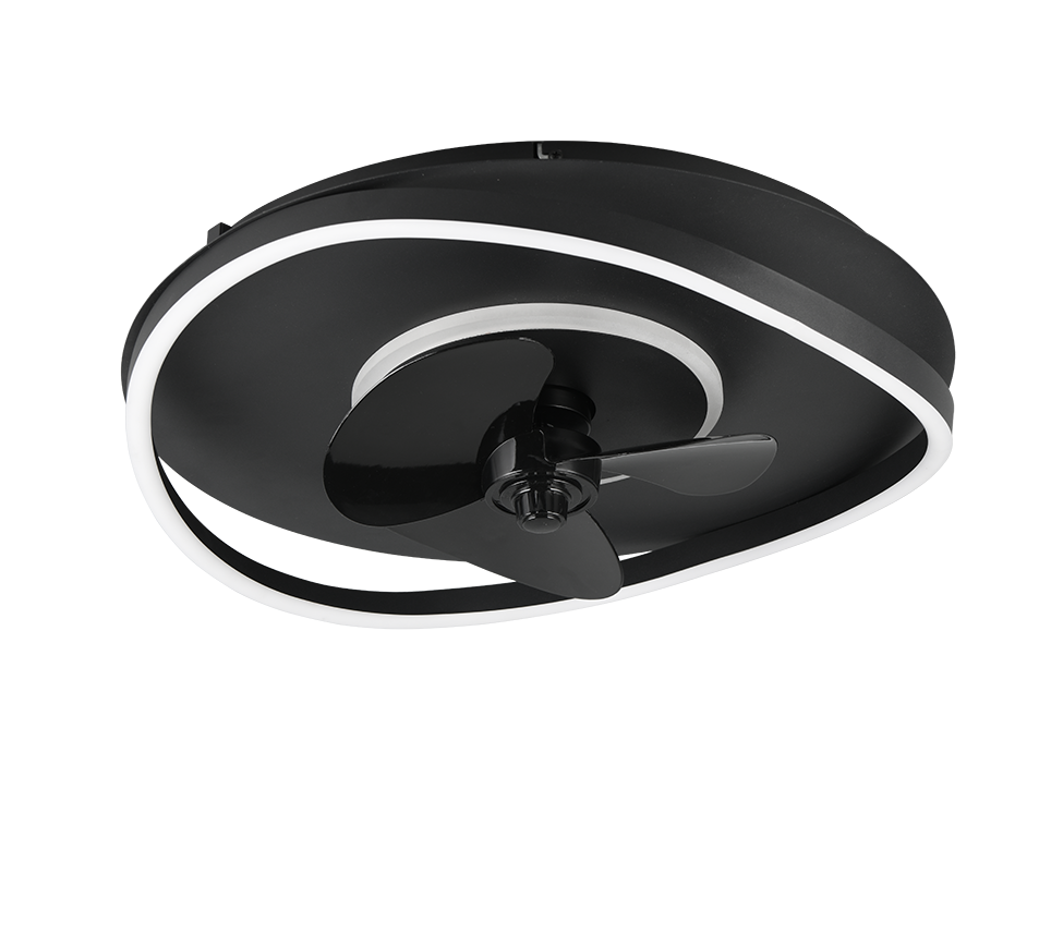 SORTLAND | Ventilator | Black mat | Metal