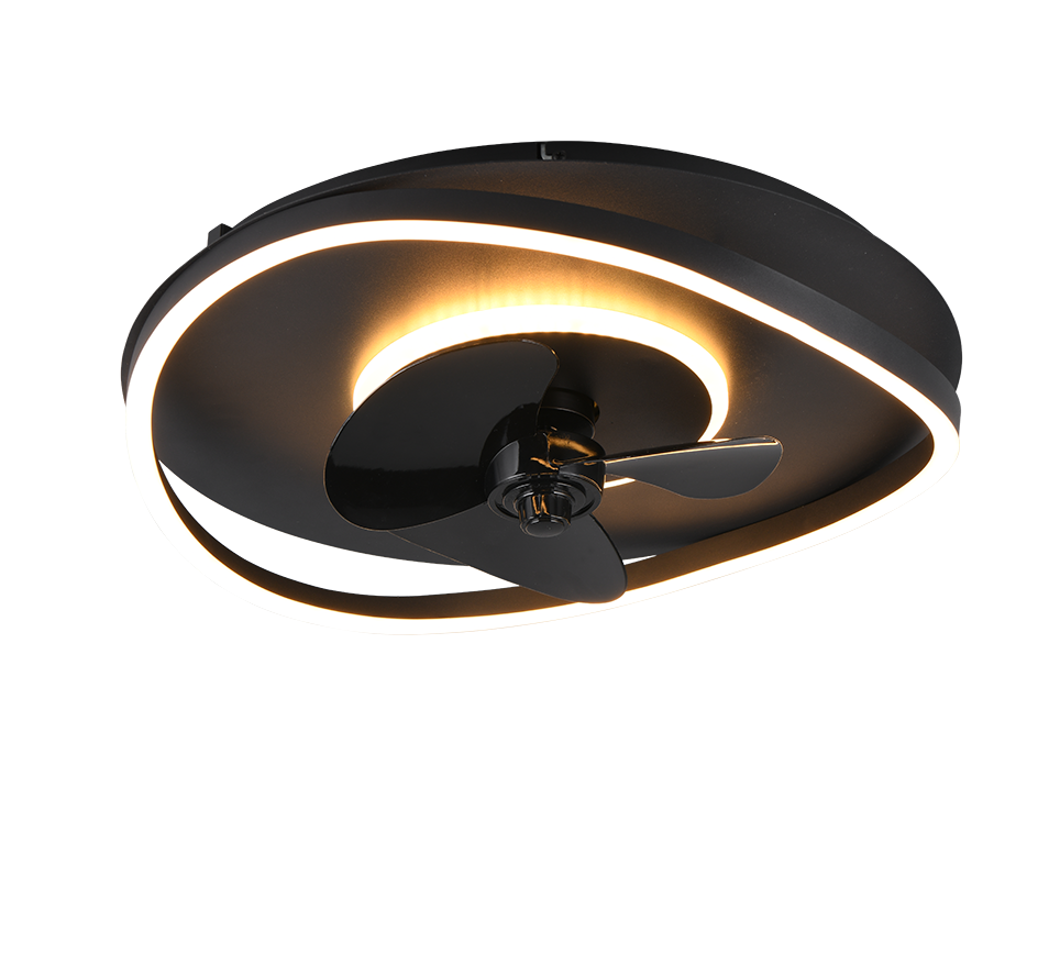 SORTLAND | Ventilator | Black mat | Metal