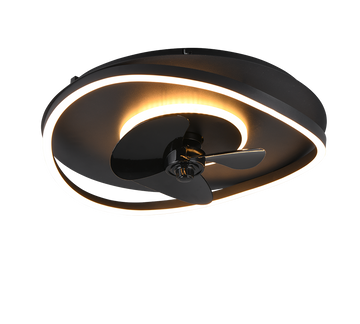 SORTLAND | Ventilator | Black mat | Metal