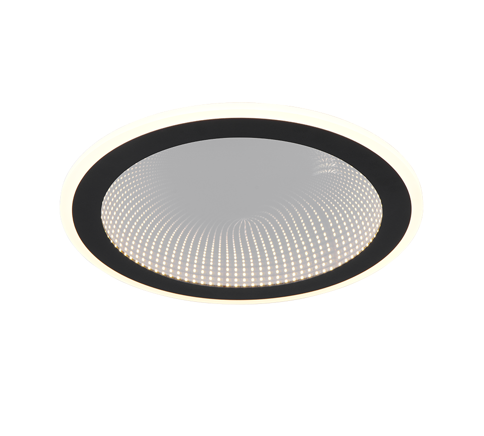 GLACE | Ceiling lamp | Black mat | Metal
