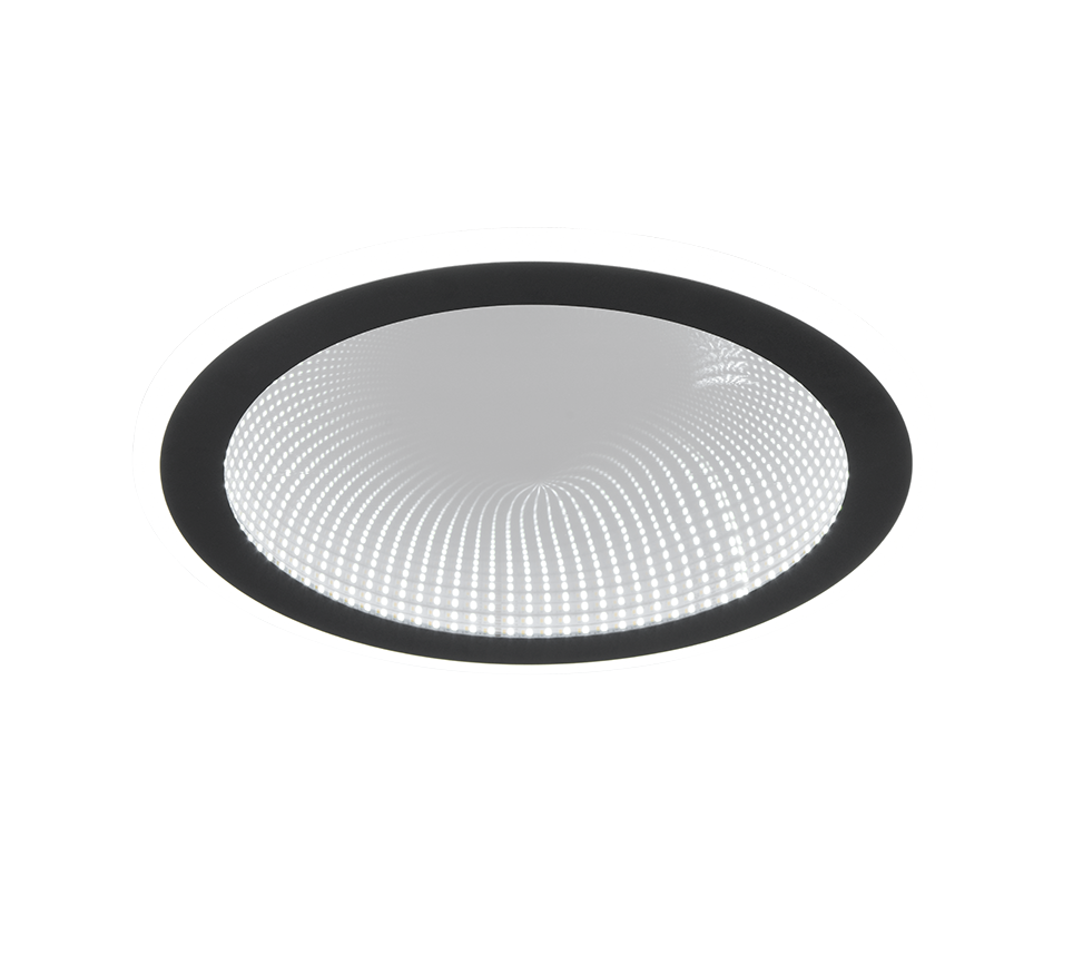 GLACE | Ceiling lamp | Black mat | Metal