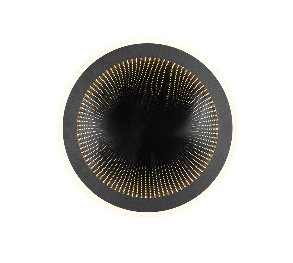 GLACE | Ceiling lamp | Black mat | Metal