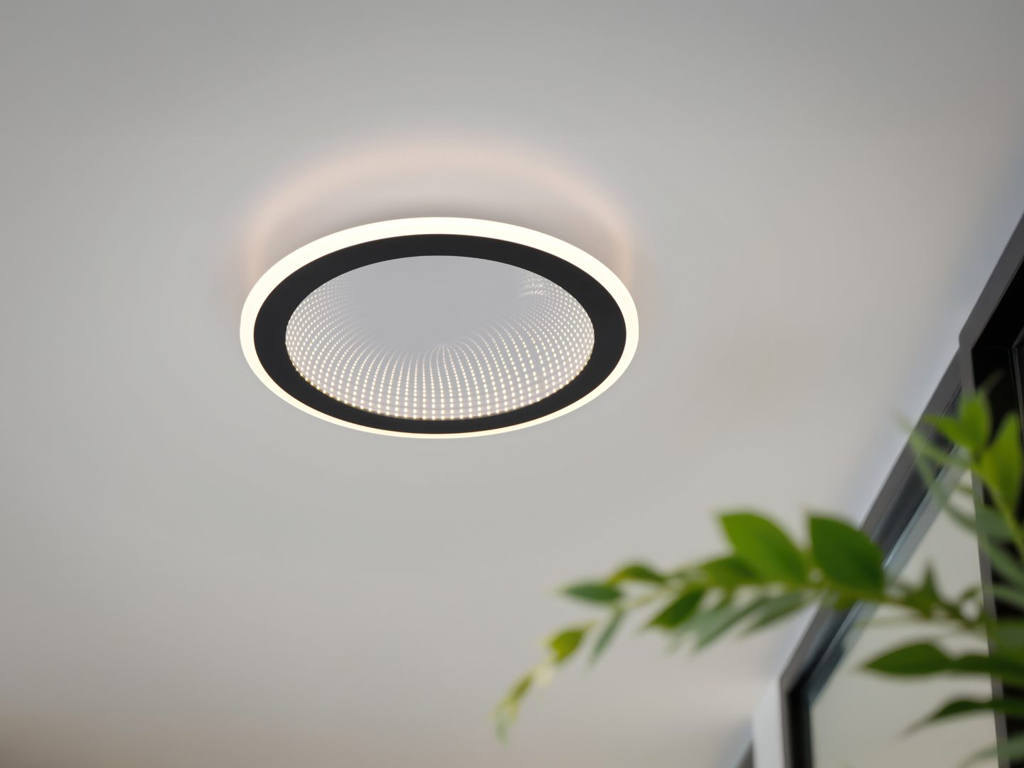 GLACE | Ceiling lamp | Black mat | Metal