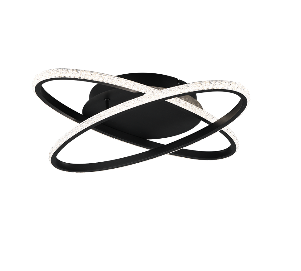 LANE | Ceiling lamp | Black mat | Metal