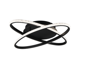 LANE | Ceiling lamp | Black mat | Metal