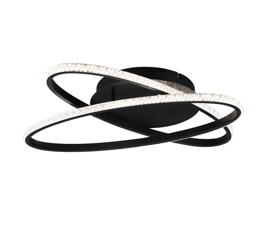 LANE | Ceiling lamp | Black mat | Metal