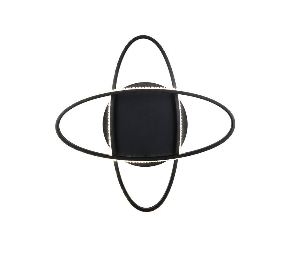 LANE | Ceiling lamp | Black mat | Metal