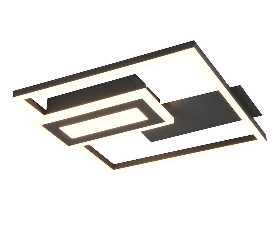 SPIRO | Ceiling lamp | Black mat | Metal