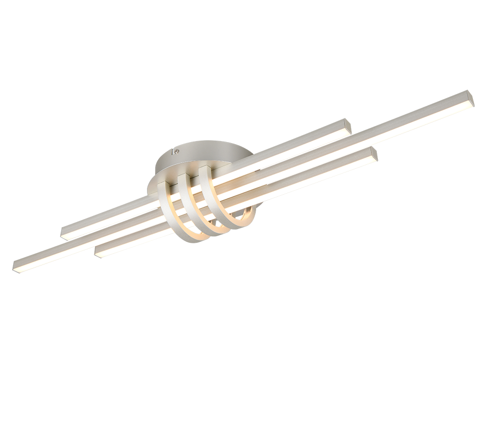 CINTO | Ceiling lamp | Nickel mat | Metal