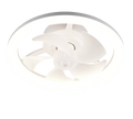 PAJALA | Ventilator | White mat | Plastic