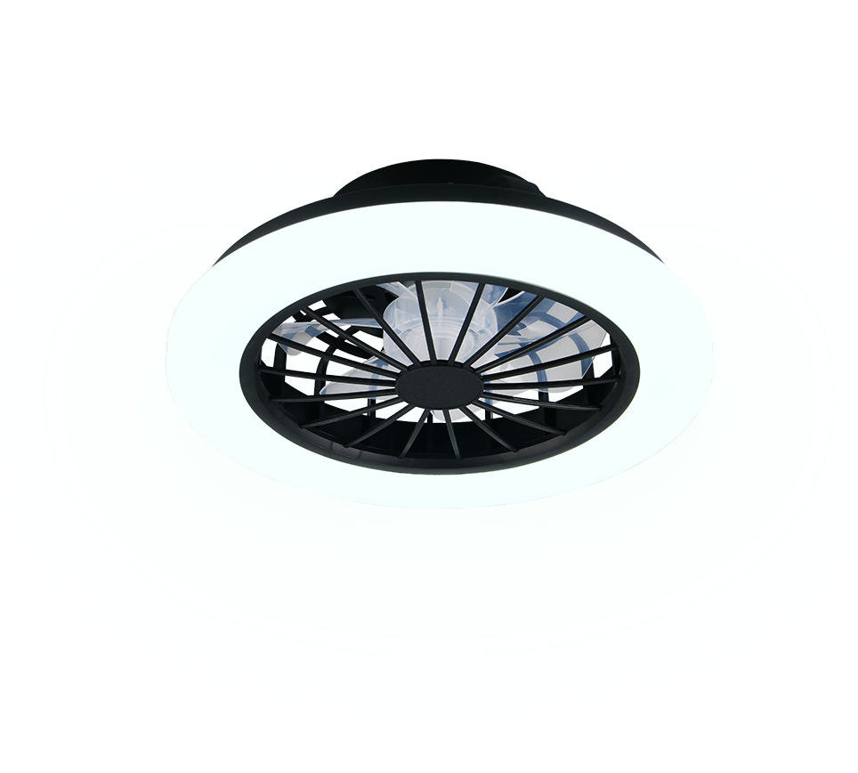 ROTSUND | Ventilator | Black mat | Plastic