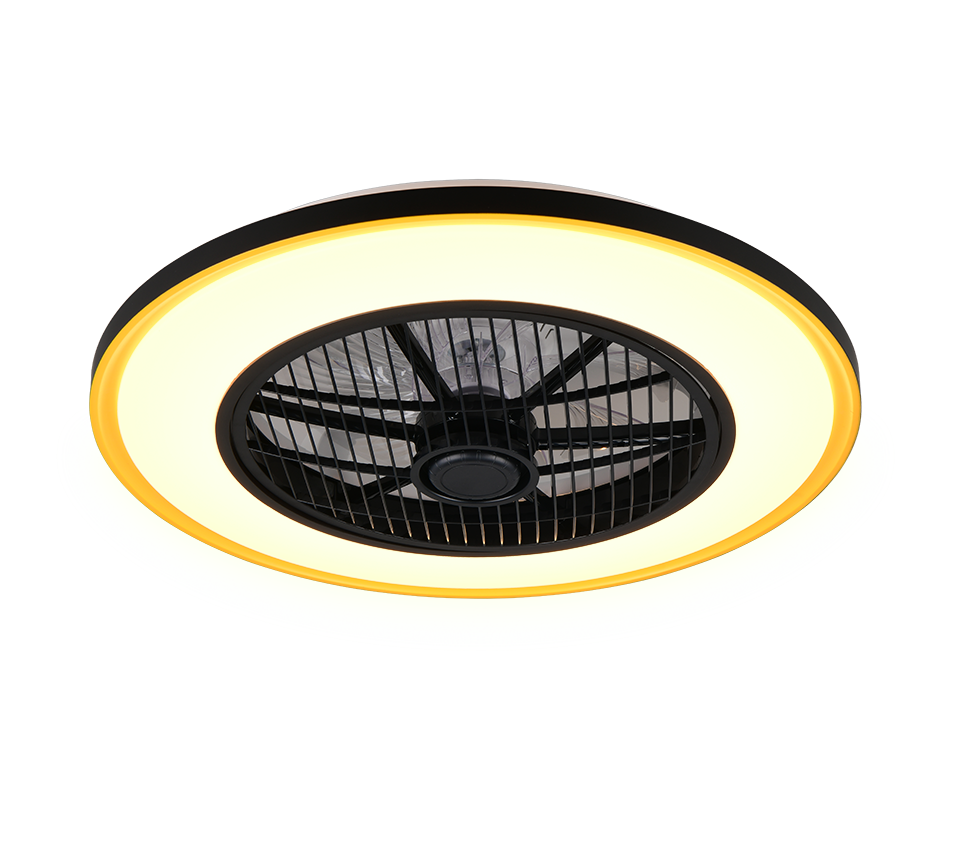 VARPULA | Ventilator | Schwarz-Gold | Plastic