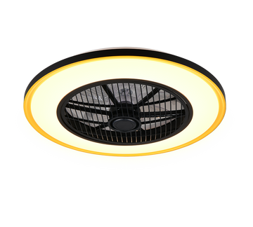 VARPULA | Ventilator | Schwarz-Gold | Plastic