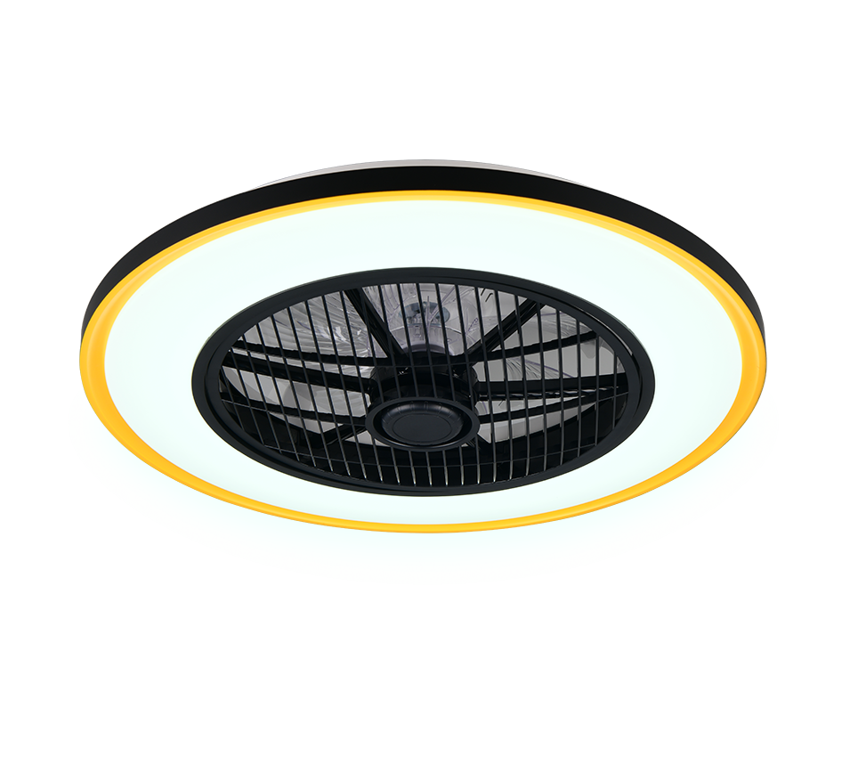 VARPULA | Ventilator | Schwarz-Gold | Plastic