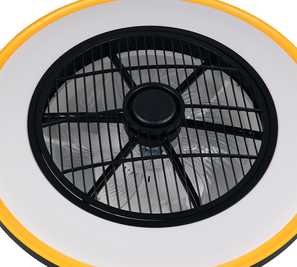 VARPULA | Ventilator | Schwarz-Gold | Plastic