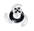 TAMPERE | Ventilator | White | Metal