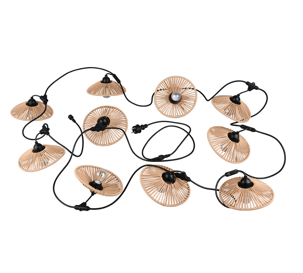 CHAIN | Fairy lights | Black mat | Plastic