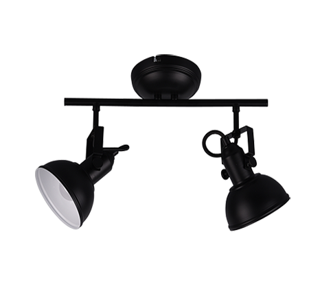 GINA | Spot | Black mat | Metal