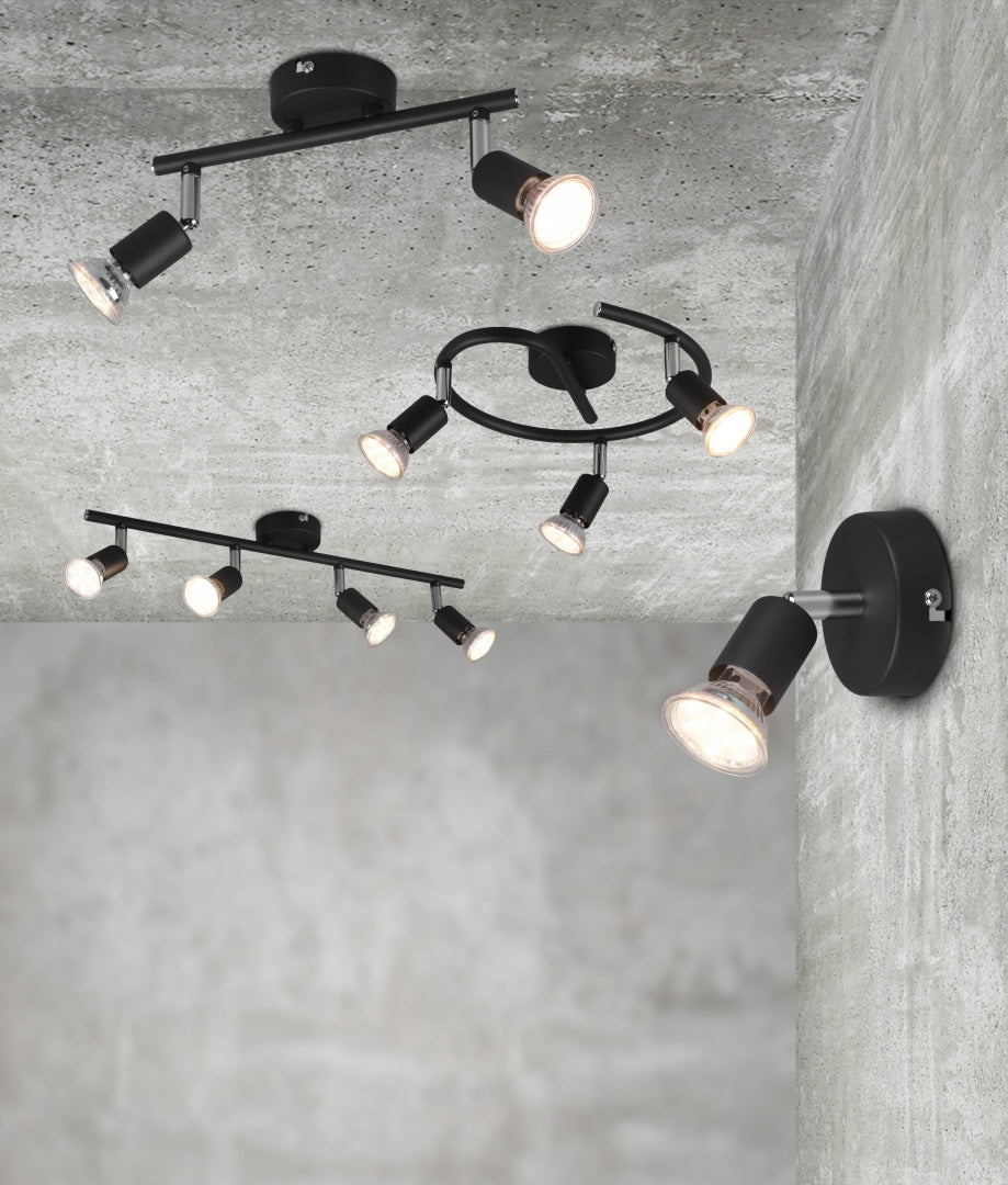 PARIS | Spot | Black mat | Metal