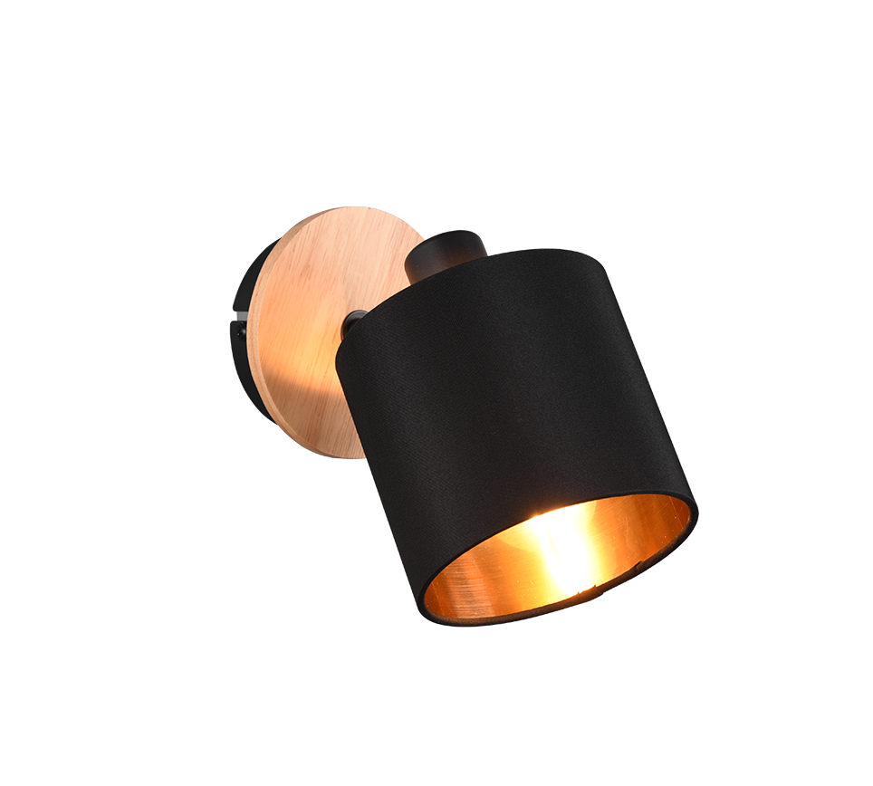 TOMMY | Spot | Wood coloured | Metal