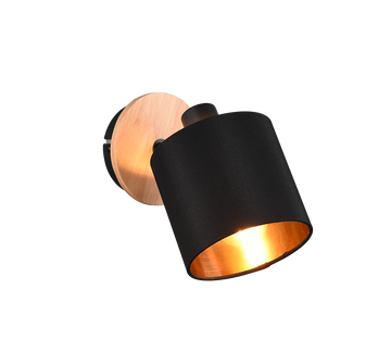 TOMMY | Spot | Wood coloured | Metal
