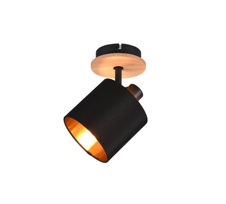 TOMMY | Spot | Wood coloured | Metal