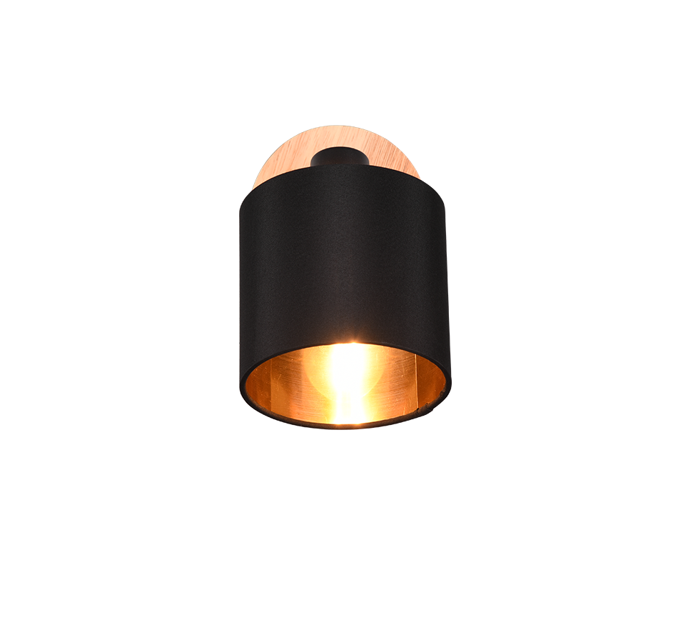 TOMMY | Spot | Wood coloured | Metal
