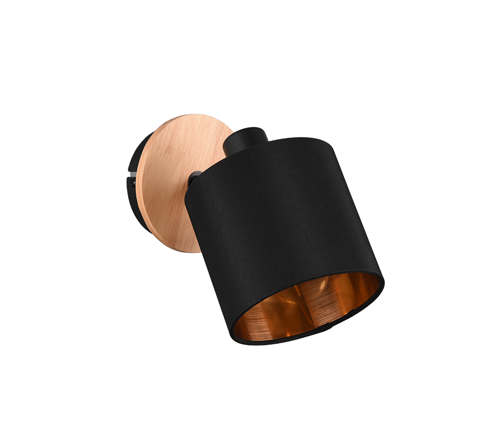 TOMMY | Spot | Wood coloured | Metal